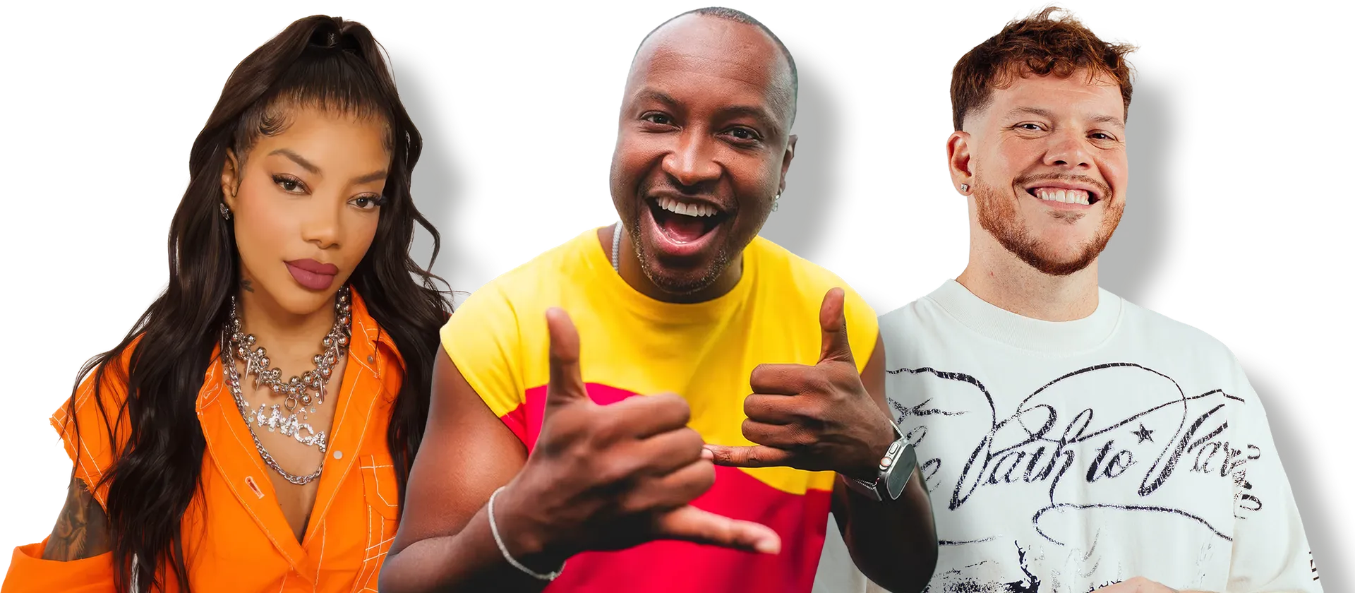 Artistas: Ludmilla, Thiaguinho, Ferrugem